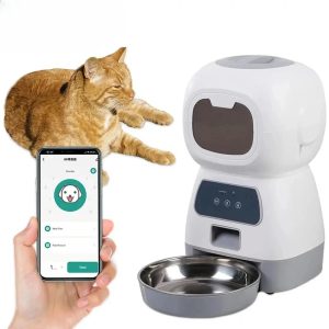 distributeur croquettes chat programmable