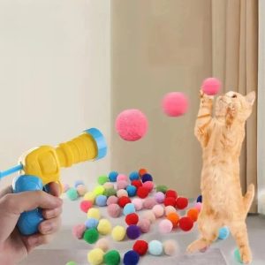 lanceur de balle jeu chat