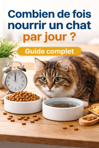 Combien de fois nourrir un chat par jour : guide sur la fréquence des repas pour un chat